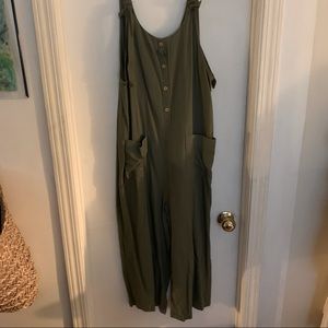 Shinestar Linen Blend Overalls